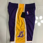 NBA Lakers 2009-10 authentique shorts Violet